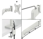 Brazo doble para monitor y portátil Leitz Ergo Space Saving