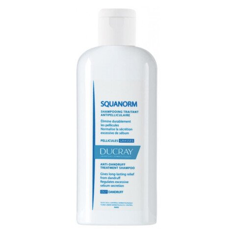 Ducray SQUANORM Verzorgende Shampoo Vette Schilfers 200ml