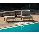 Pouf type ottoman KALLYSTA - résistant aux UV