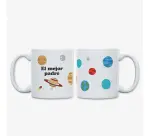 Kit Taza + Posavasos + Llavero "El mejor Papá"