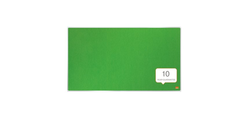 Tablero de anuncios de fieltro de formato panorámico Nobo Impression Pro de 710x400 mm