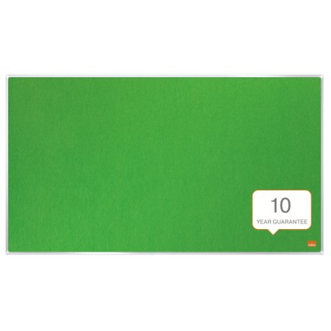 Tablero de anuncios de fieltro de formato panorámico Nobo Impression Pro de 710x400 mm - Verde - 710x400mm