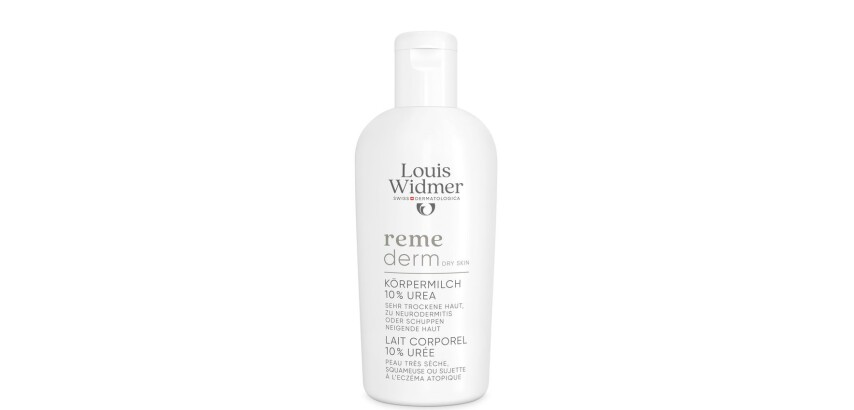Körpermilch Remederm 10 % Urea Louis Widmer - Flasche mit 200 ml