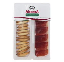 Jamón Cebo Loncehado Campo Ibérico 50% 30 g + Picos - Pack de 8