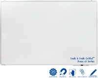 Tableau blanc émaillé PREMIUM PLUS 120x180cm - Legamaster