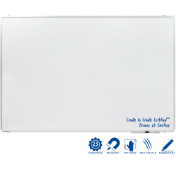 Tableau blanc émaillé PREMIUM PLUS 120x180cm - Legamaster