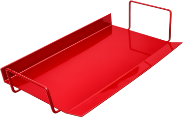 Metalen boekenlade Fabiano - open zijkant