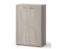 Armoire basse XENNON portes battantes H.131 x L.86 cm