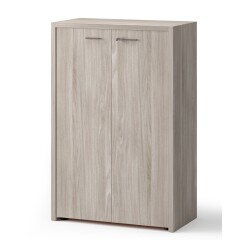 Armoire basse XENNON portes battantes H.131 x L.86 cm