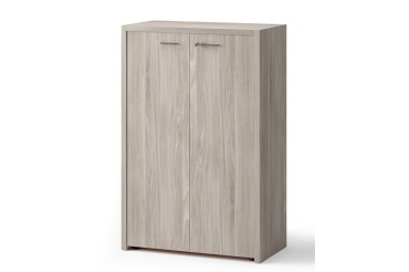 Armoire basse XENNON portes battantes H.131 x L.86 cm