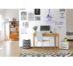 Rouleau de tableau blanc WRAP-UP 101x300cm - Legamaster