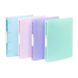 Classeur souple A4 MAXI - 4 anneaux - Dos 4 cm - polypropylène - PROPYSOFT VIQUEL  Coloris assortis