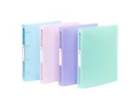 Classeur souple A4 MAXI - 4 anneaux - Dos 4 cm - polypropylène - PROPYSOFT VIQUEL  Coloris assortis