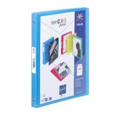 Classeur souple personnalisable A4 Dos 2,5 cm Polypropylène - PROPYGLASS - Viquel - 24,5 x 31,5 x 2,5 cm