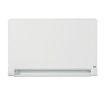 Pizarra magnética de cristal Nobo Impression Pro de 1000x560mm con bandeja para rotuladores oculta