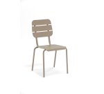 Chaise empilable d'extérieur ARNON - structure aluminium