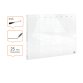 Organizador semanal de cristal de sobremesa NOBO 430 x 560 mm, blanco