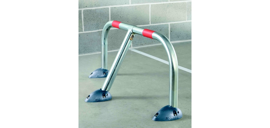 Barrière de parking 3 pieds rabattable design