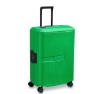 Valise 4 doubles roues 67 cm Color Block hardside vert
