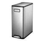 Poubelle à pédale Ecofly, EKO en inox brossé