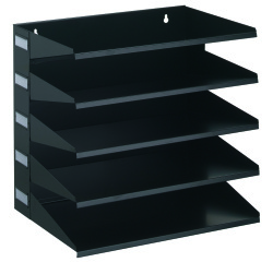 Trieur horizontal 5 compartiments DURABLE - noir