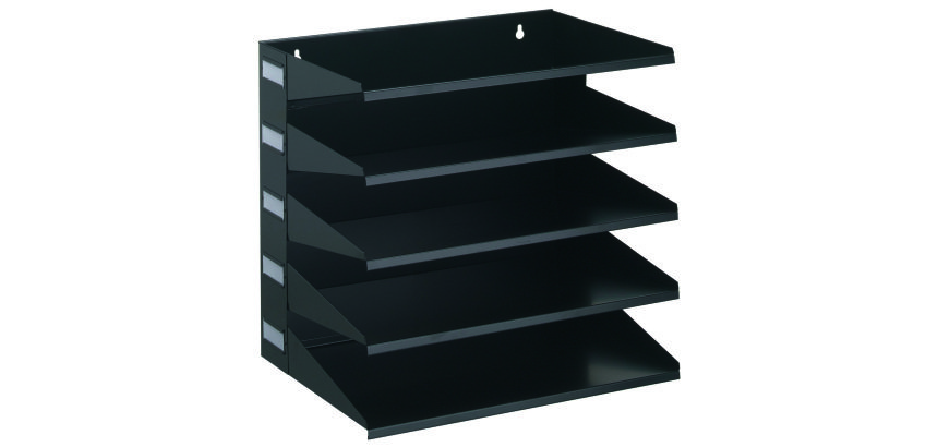 Trieur horizontal 5 compartiments DURABLE - noir