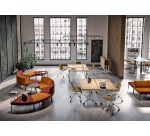 Table rabattable POLLY L.120 x P.70 cm Plateau Orme