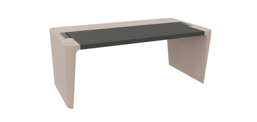 Manager werkpost Xennon L.190 x D.100 met leren onderlegger