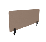 Panneau écran acoustique Agathe Flexmute Bleu nuage - avec fixations pour bureau L 140 x H 50 cm