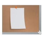 Tablero de anuncios de corcho de formato panorámico Nobo Impression Pro de 890x500 mm