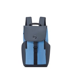 Delsey Securflap - Sac à dos pour ordinateur portable 15" bleu