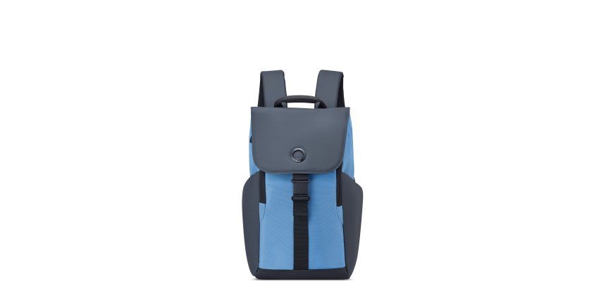 Delsey Securflap - Sac à dos pour ordinateur portable 15" bleu