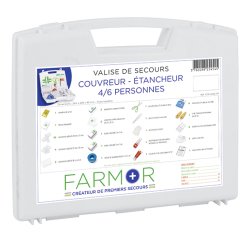 Valise de secours "Couvreur & Étancheur" 4/6 personnes