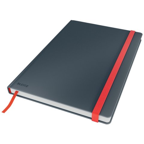Cuaderno Leitz Cosy Touch cuadriculado con tapa dura - Cuadrícula pautada - Gris