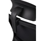 Chaise de bureau ergonomique Nico, tissu et maille, accoudoirs 3D, appui-tête, mécanisme synchrone + réglage profondeur d'assise