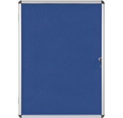 Vitrina Enclore Interior Fieltro Azul 15 A4