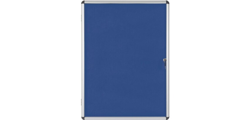 Vitrina Enclore Interior Fieltro Azul 15 A4