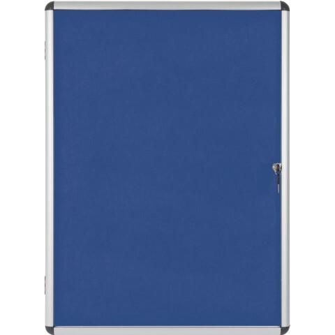 Vitrina Enclore Interior Fieltro Azul 15 A4