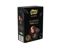 Caja de bombones de chocolate negro Nestlé Dark sublime 70% 142 g