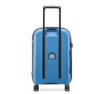Delsey Belmont Plus - Valise cabine extensible 4 doubles roues 55 cm bleu zinc