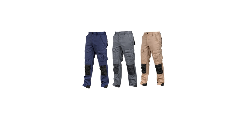 Security Line Pantalón multibolsillos elástico reforzado MONTANA