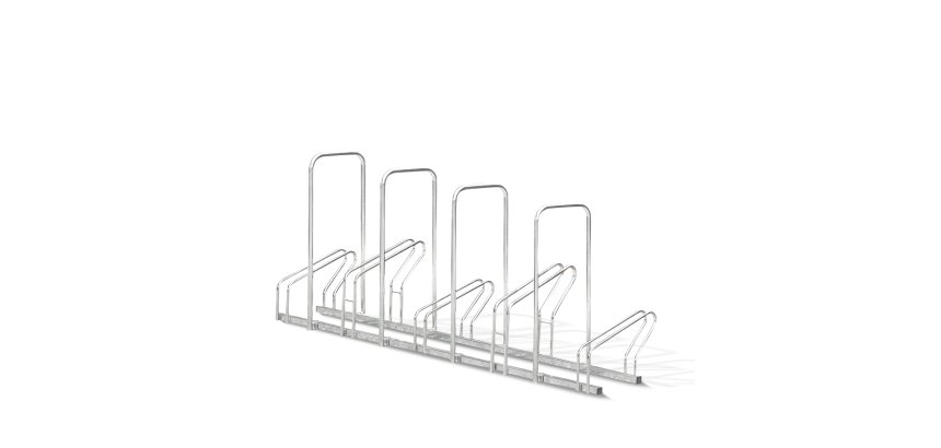 Râtelier 5 vélos avec 4 arceaux antivol