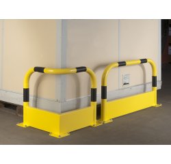 Arceaux avec plinthes en tôle de protection En angle : 56 x 56 cm x HT 64cm