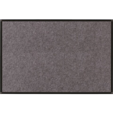 New Gen tablón PET fonoabsorbente gris enmarcado en aluminio negro 90 x 60