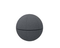 Ballon ergonomique Office Ballz Götessons 65 cm, tissu Mica avec zip noir