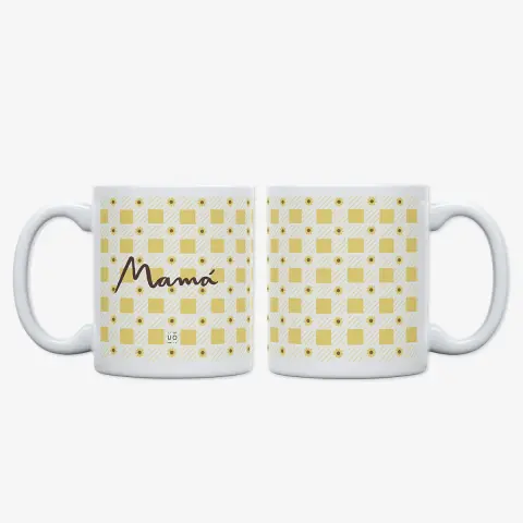 Taza "Mamá" girasoles