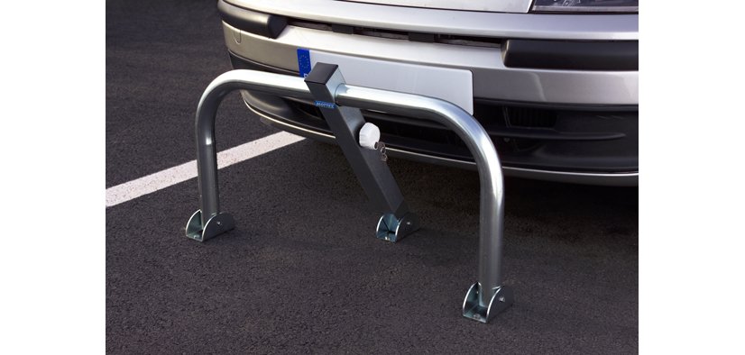 Barrière de parking 3 pieds rabattable éco