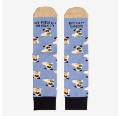 Calcetines "Hoy puede ser un gran día, but first, cafecito" talla 42-46