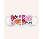 Taza "La vida es lo que pasa ahora" 350ml, cerámica
