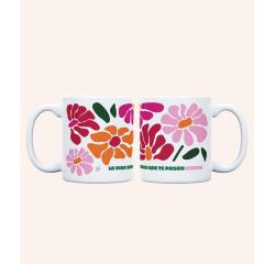 Taza "La vida es lo que pasa ahora" 350ml, cerámica
